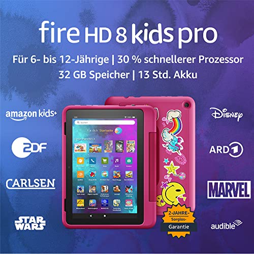 Amazon Fire HD 8 Kids Pro Tablet Produktabmessung