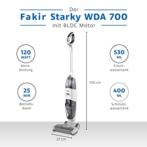 Fakir Akku-Staubsauger HS222 Vorteile