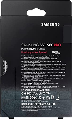 Samsung SSD 980 Pro M.2 500GB (MZ-V8P500BW) SSD Festplatte Funktionen