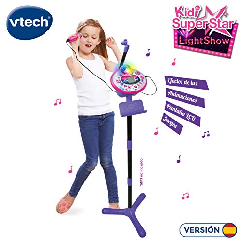 Vtech Kidi SuperStar LightShow Kinder-Mikrofon Bedienelemente